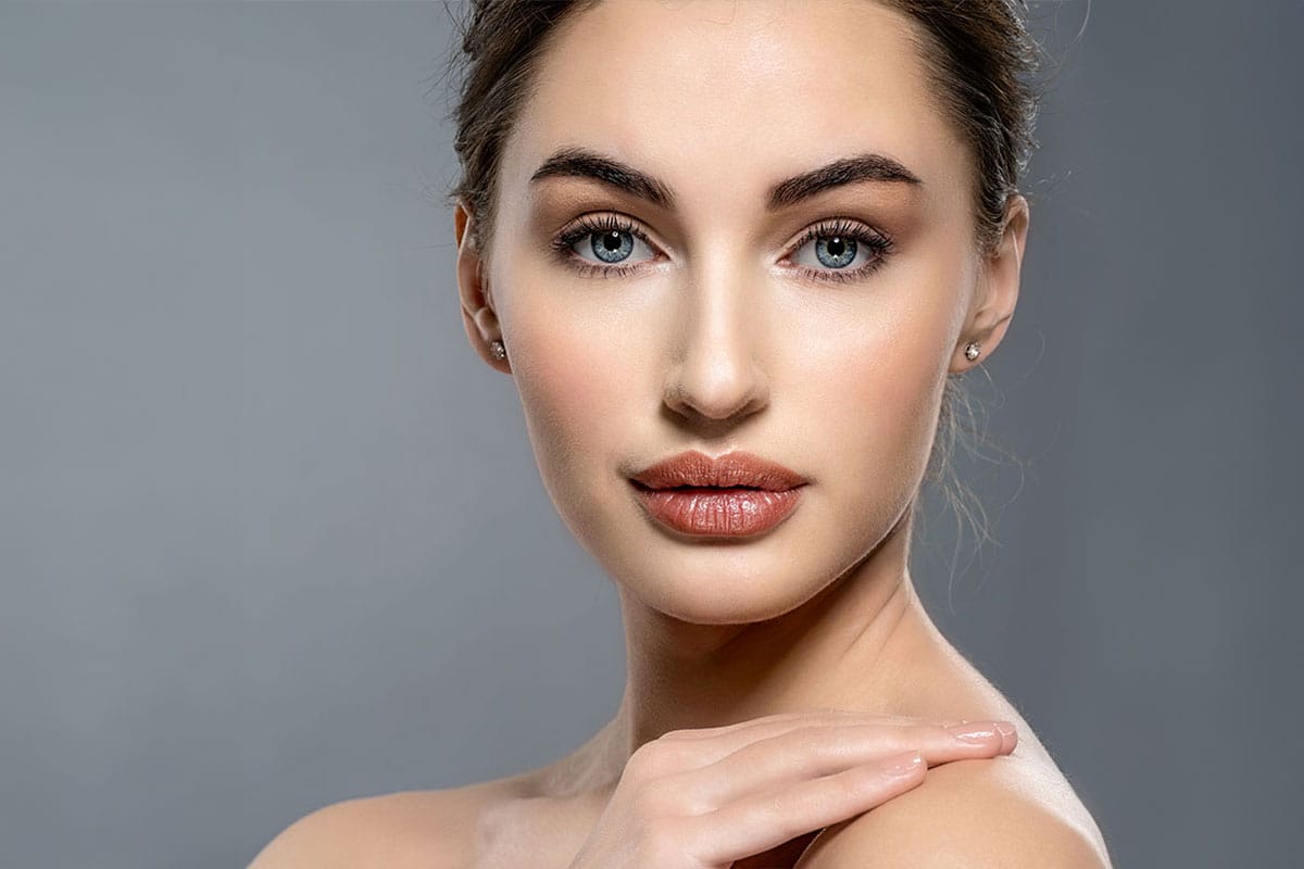 Beautiful Sacramento woman with lip filler.